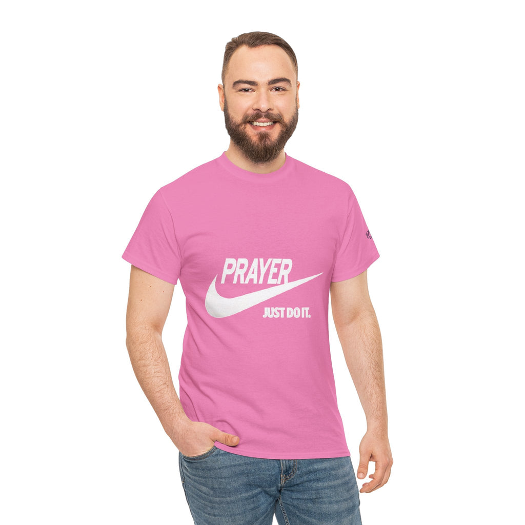 Prayer Just Do It T-shirt - Funny Christian Nike Parody T-shirt - Faith Gear Printify