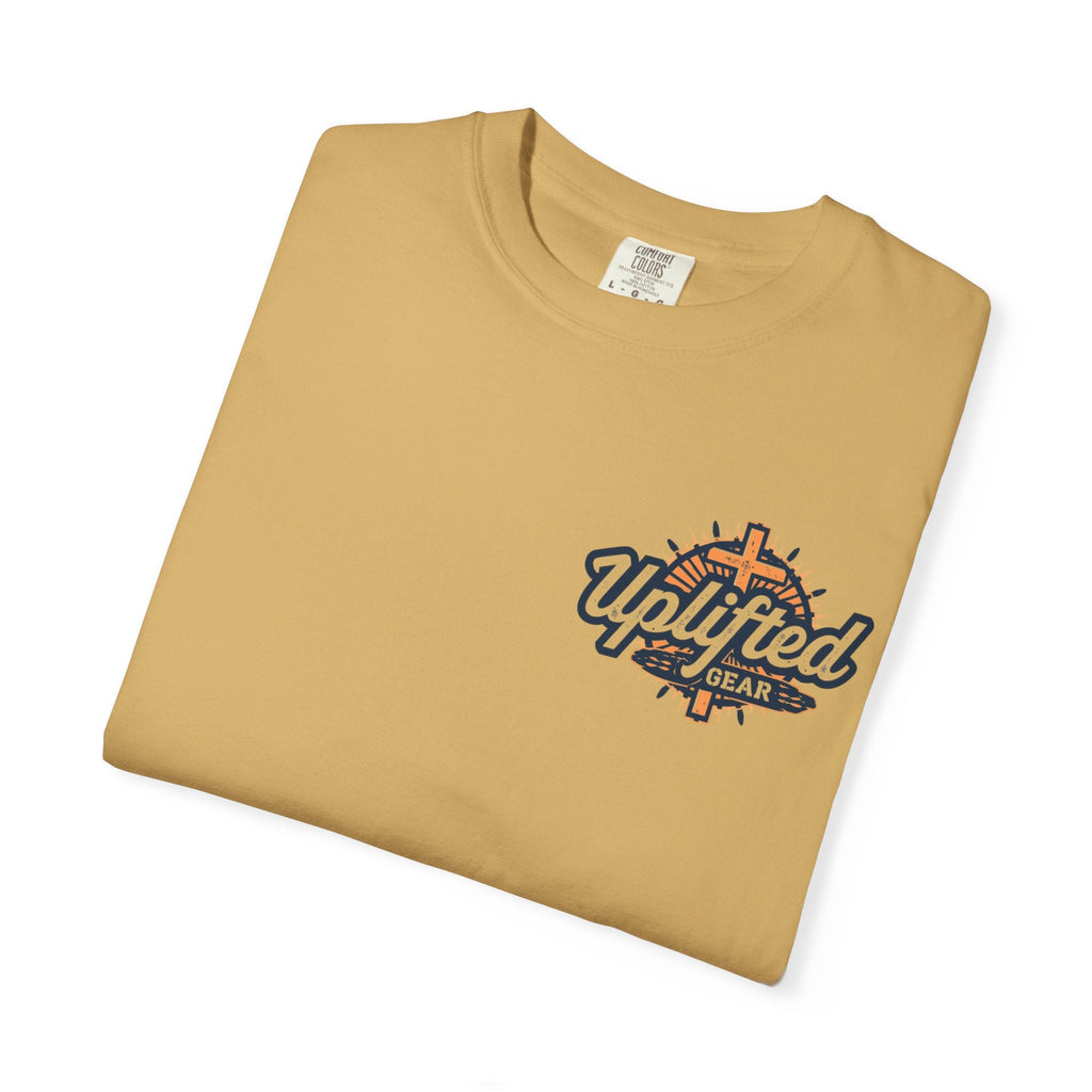 Religious Graphic Tee with Armor Of God Design - Unisex Garment-Dyed T-shirt Printify