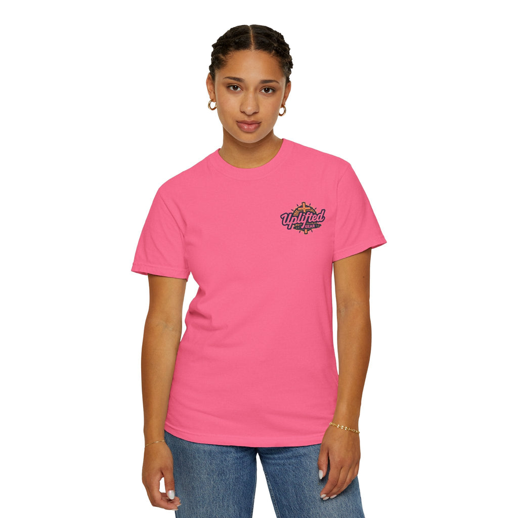 Bible Verse Unisex Garment-Dyed T-shirt - Isaiah 41 : 10 Printify