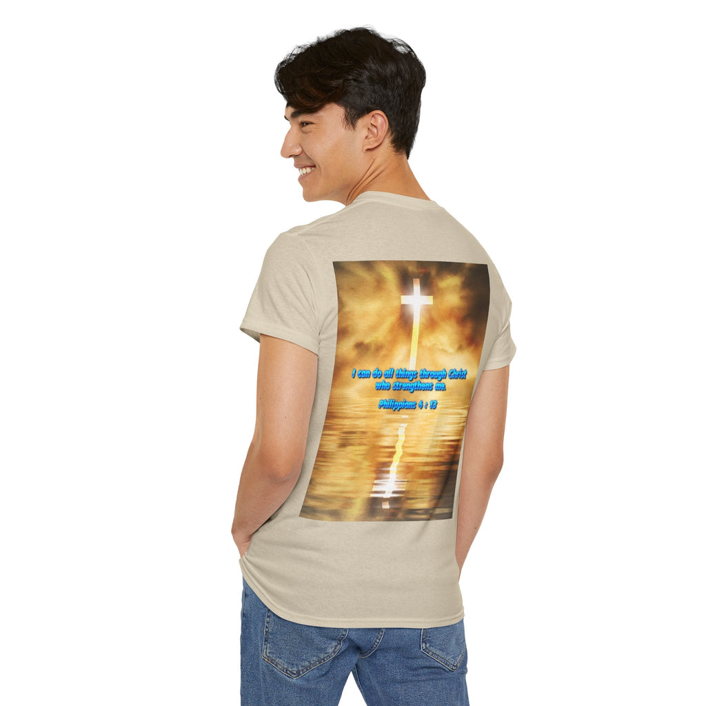 Bible Verse Unisex Tee - Philippians 4 : 13 Printify