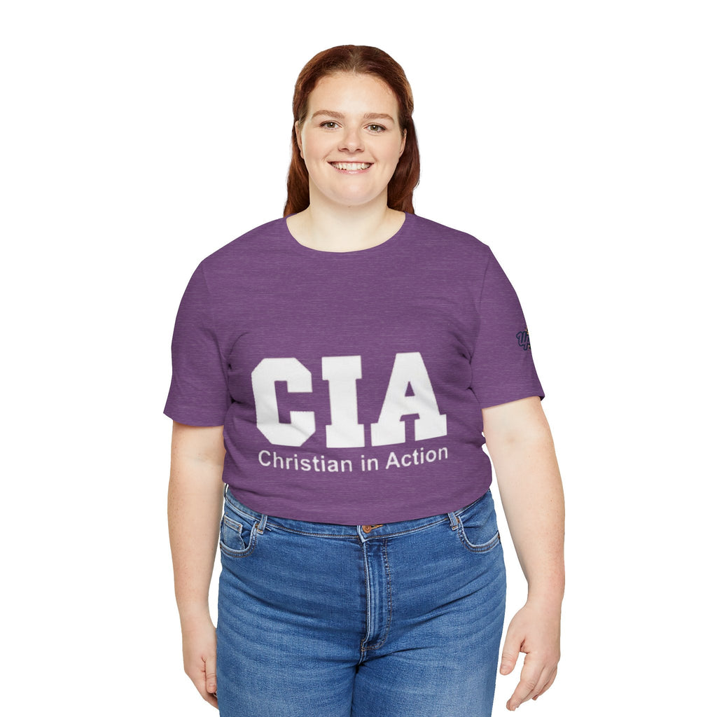 CIA Christian in Action T-shirt - Funny Faith Parody T-shirt - Mission Ready Apparel Printify