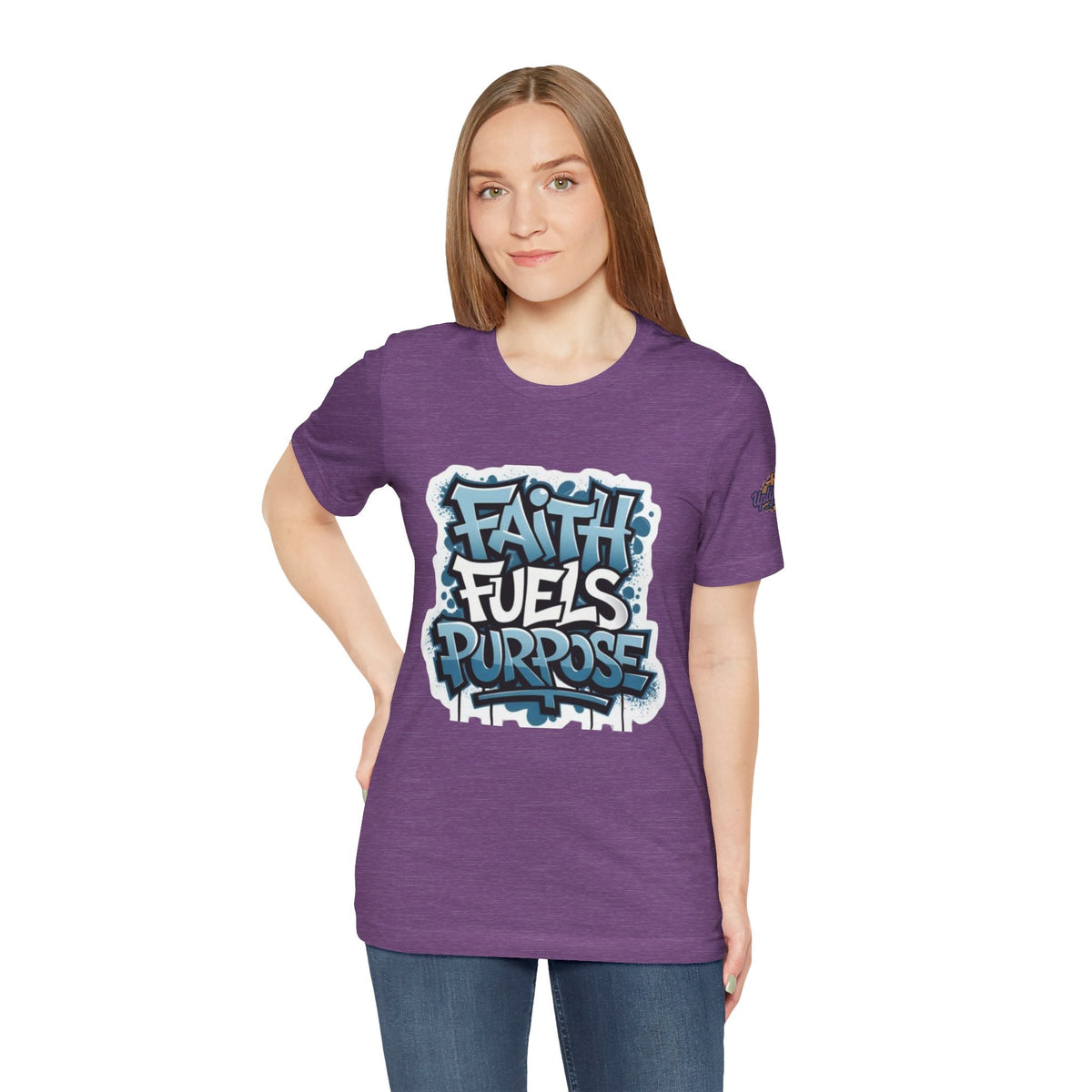 Faith Fuels Purpose T-shirt – Inspirational Christian T-shirt for Divine Drive & Unstoppable Belief Printify