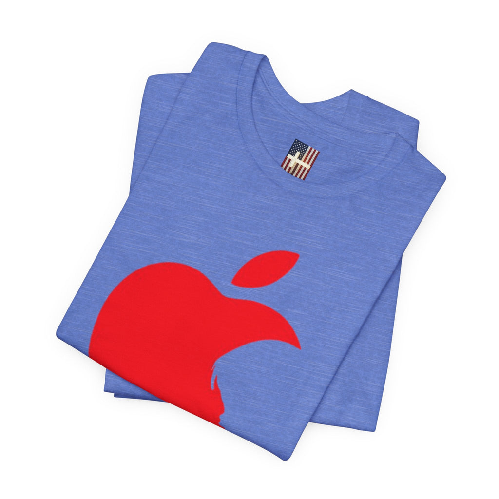 iPray Red Apple Christian T-Shirt — Faith Graphic Tee Printify