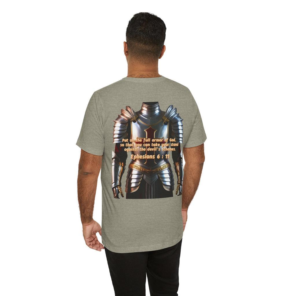 Religious Graphic Armor Of God Design - Unisex Jersey Short Sleeve Tee Printify