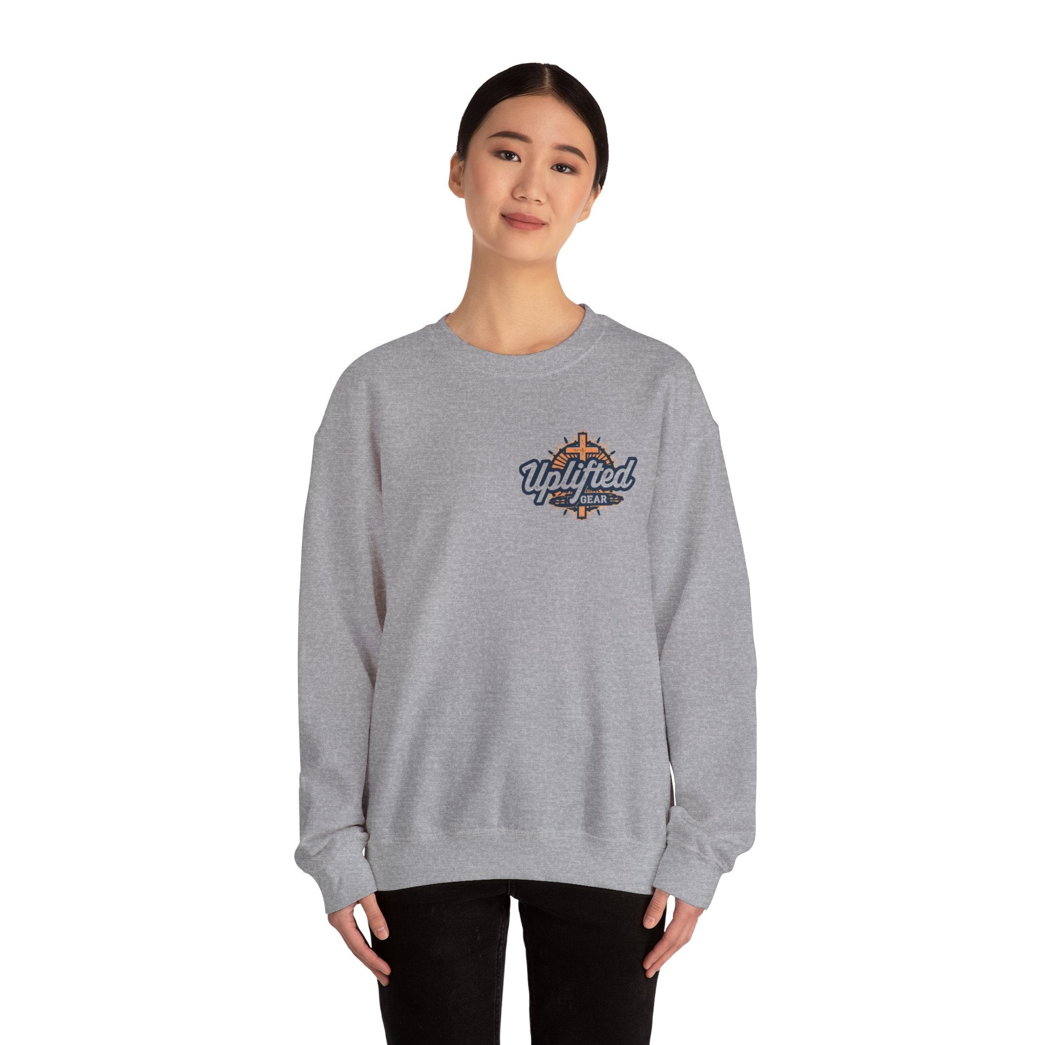 Unique Unicorn Sweatshirt – Rainbow Cross Psalm 139:14 Christian Sweatshirt for Wonderfully Made Printify