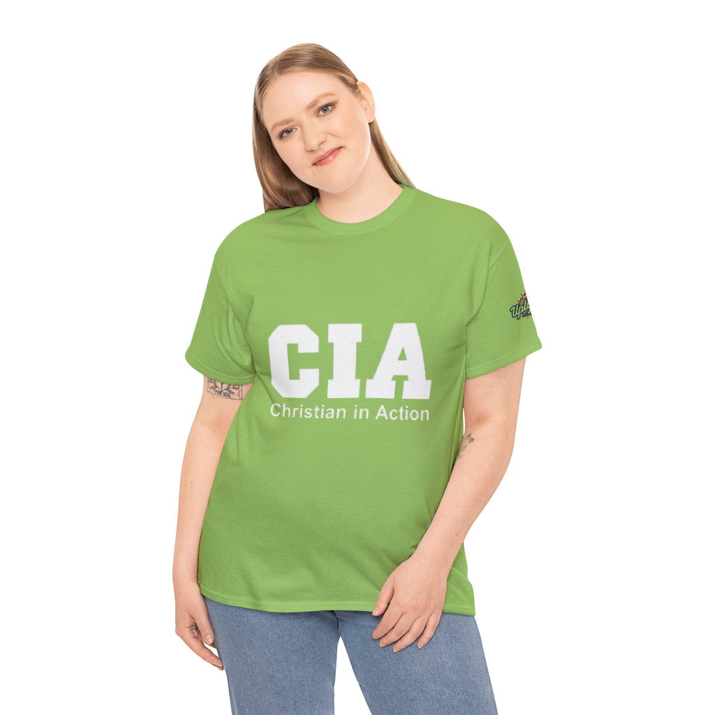 CIA Christian in Action T-shirt - Funny Faith Parody T-shirt - Mission Ready Apparel Printify