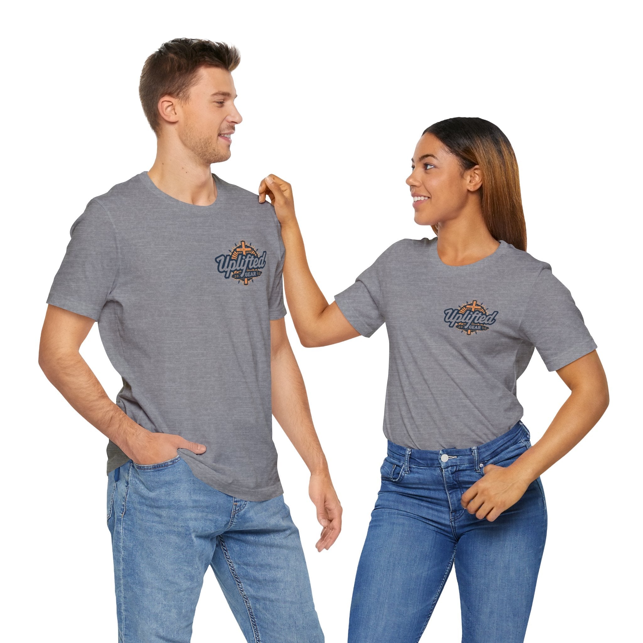 Religious Graphic Tee with Armor Of God Design Unisex Jersey Short Sleeve Tee Printify