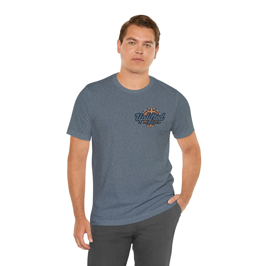 Religious Graphic Tee with Armor Of God Design Unisex Jersey Short Sleeve Tee Printify