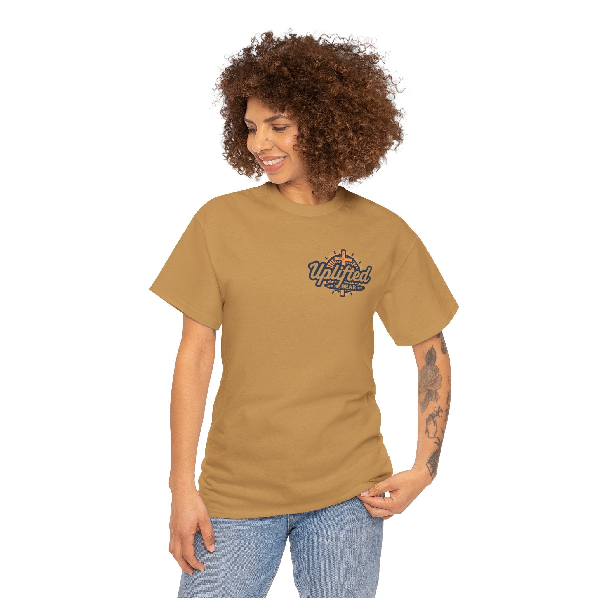 Religious Graphic Armor Of God Design - Unisex Heavy Cotton Tee Printify