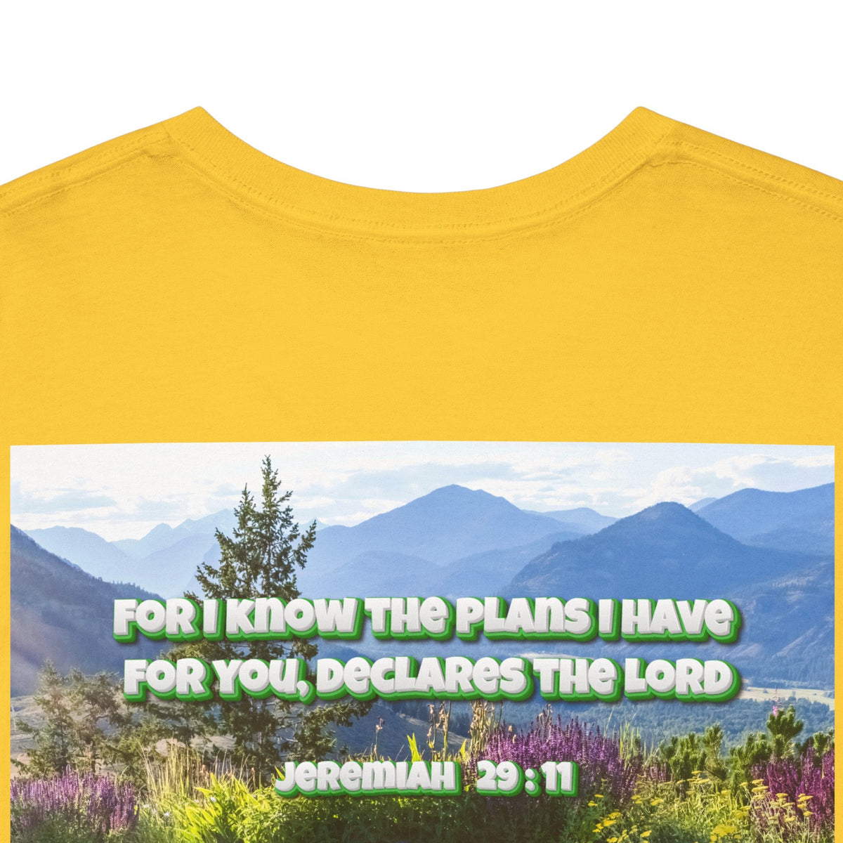Bible Verse Unisex Tee -  Jeremiah 29 : 11 Printify