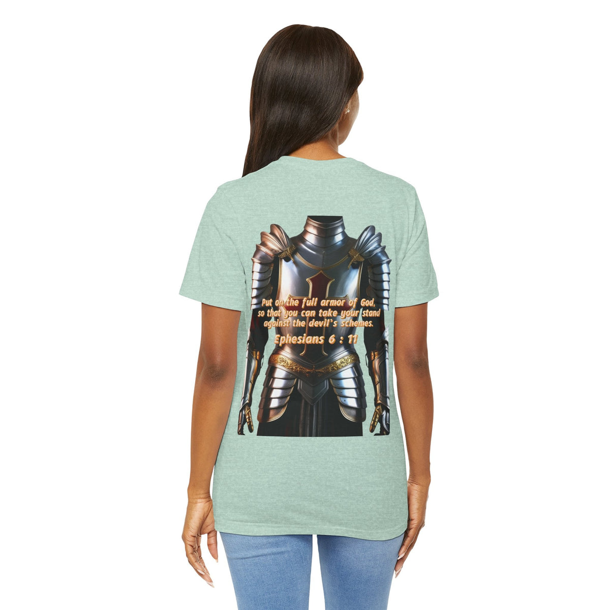 Religious Graphic Armor Of God Design - Unisex Jersey Short Sleeve Tee Printify
