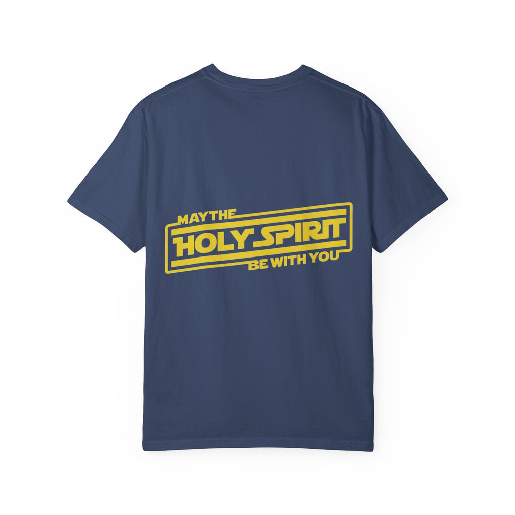 May the Holy Spirit Be With You T-shirt - Christian Star Wars Parody T-shirt Printify