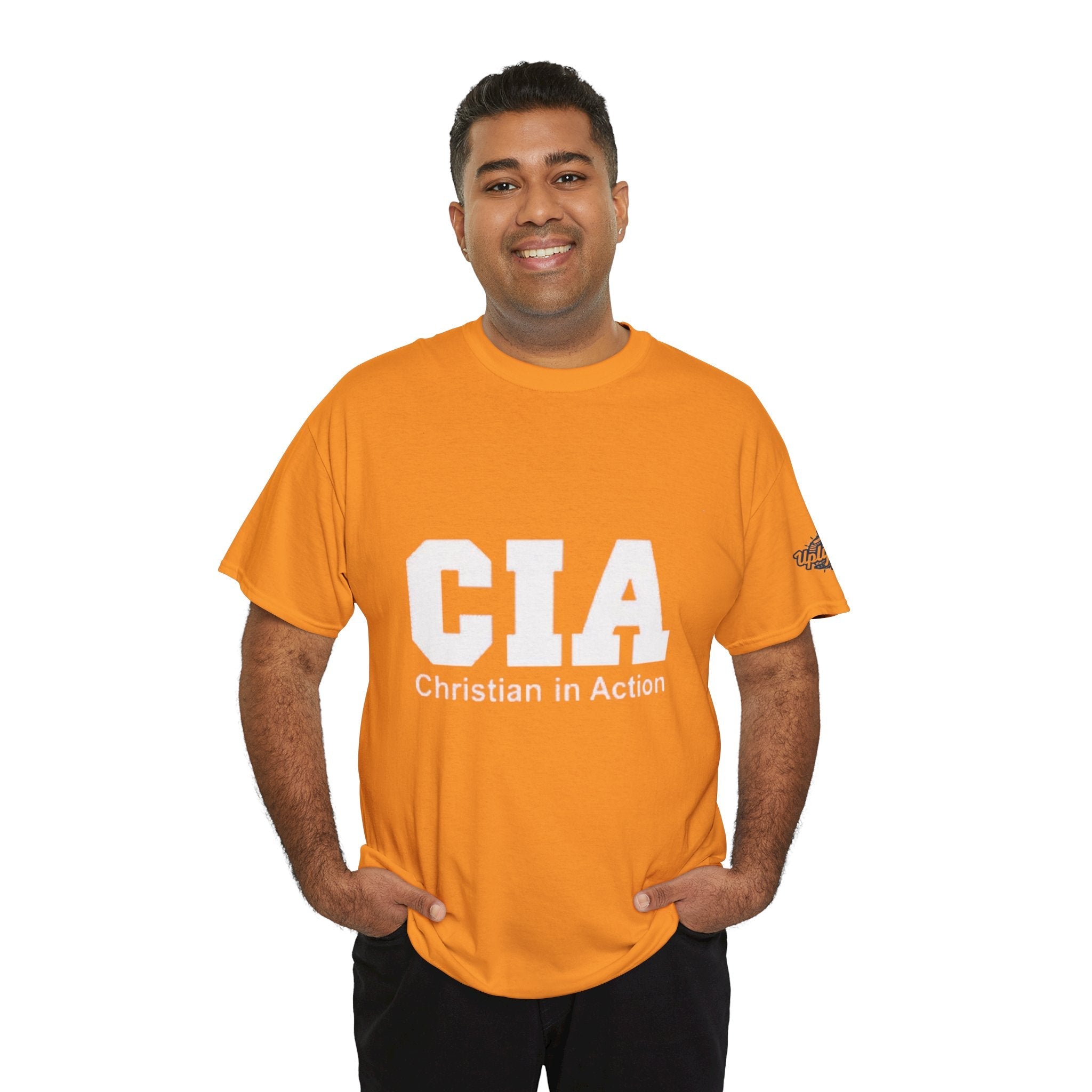 CIA Christian in Action T-shirt - Funny Faith Parody T-shirt - Mission Ready Apparel Printify