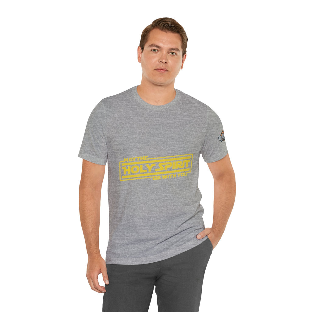 May the Holy Spirit Be With You T-shirt - Christian Star Wars Parody T-shirt Printify