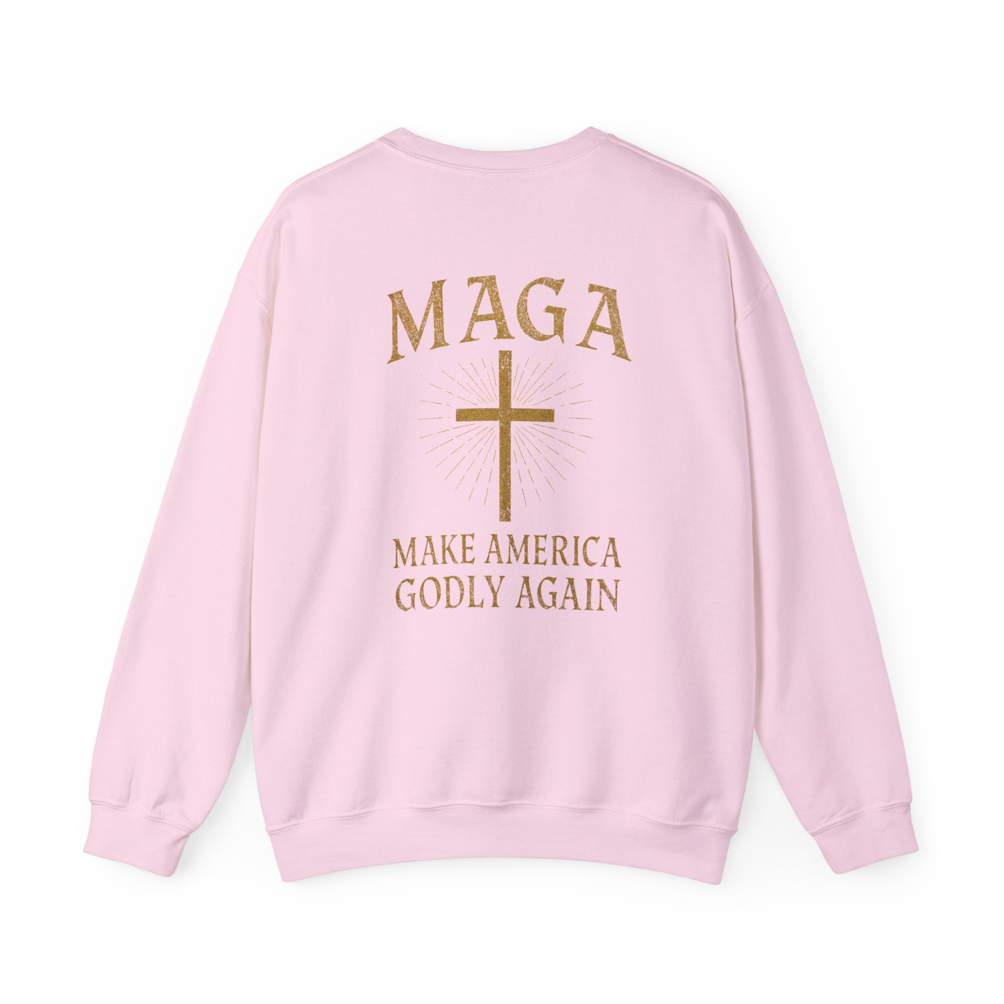 Make America Godly Again Sweatshirt – MAGA Christian Patriotic Hoodie for Faith & Freedom Printify