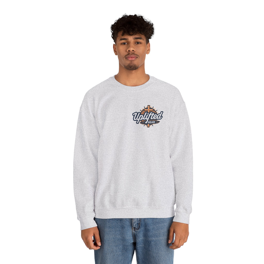 Abide Sweatshirt – Vine Wrapped John 15:5 Christian Sweatshirt for Cozy Devotion Printify