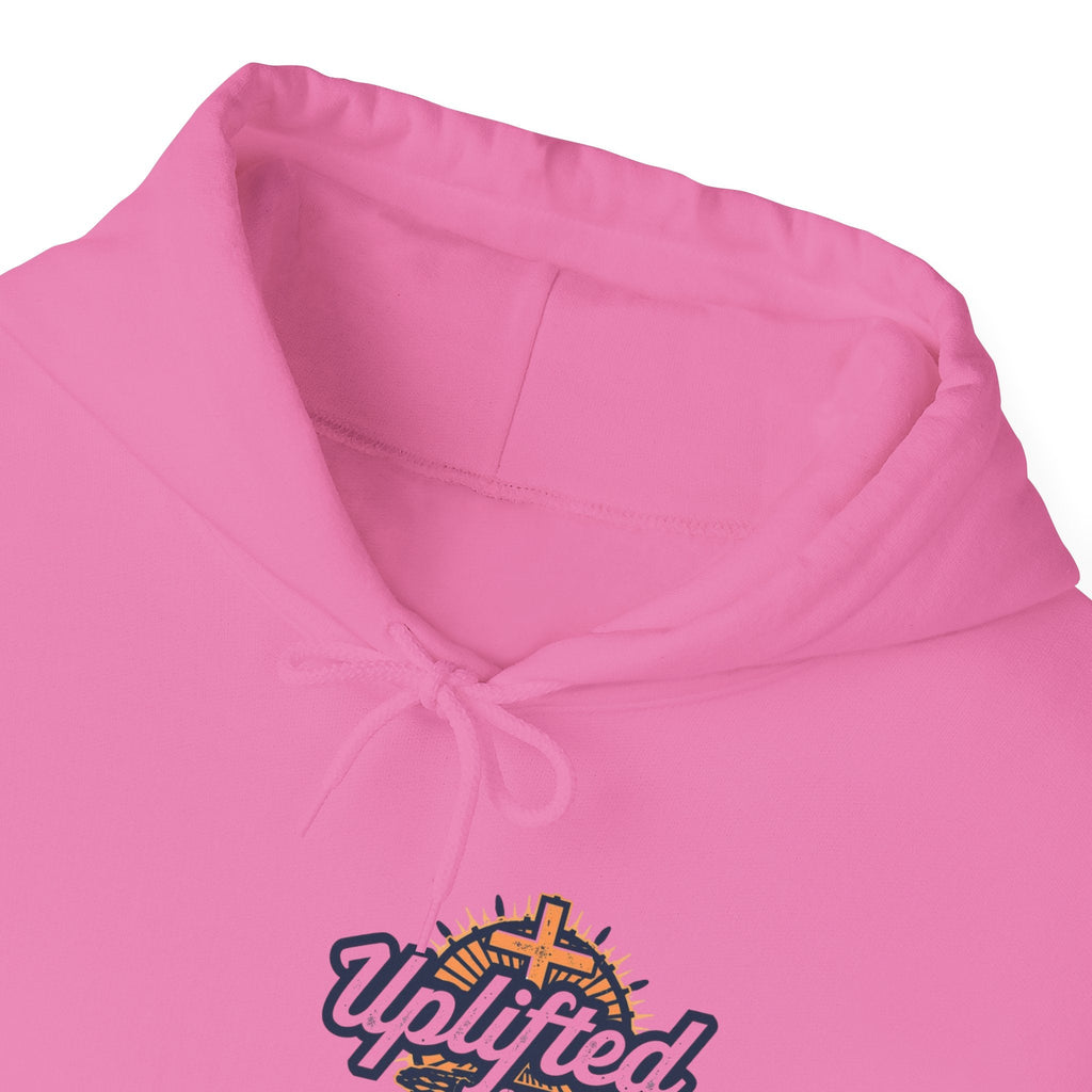 ✨ Chosen. Loved. Redeemed. – Elegant Christian Hoodie | Gold Foil Faith Tee | Subtle Cross & Heart Design | Inspirational Bible Verse Apparel by Uplifted Gear Printify