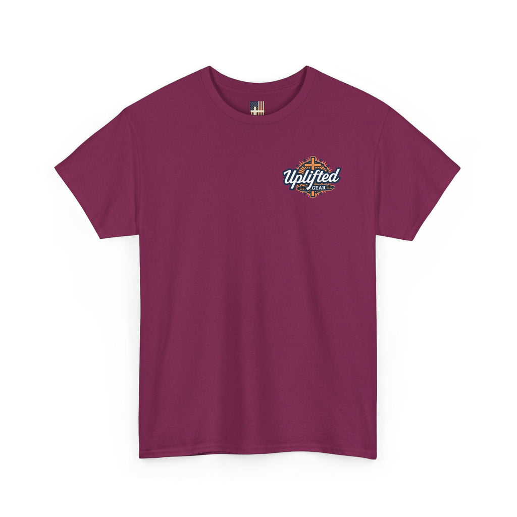 God's Gym T-Shirt — "Let Him Lift Your Weights" Christian Fitness Tee Printify