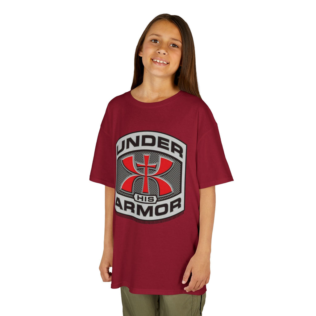 Under HIS Armor Christian T-Shirt — Faith-Inspired Under Armour Style Printify