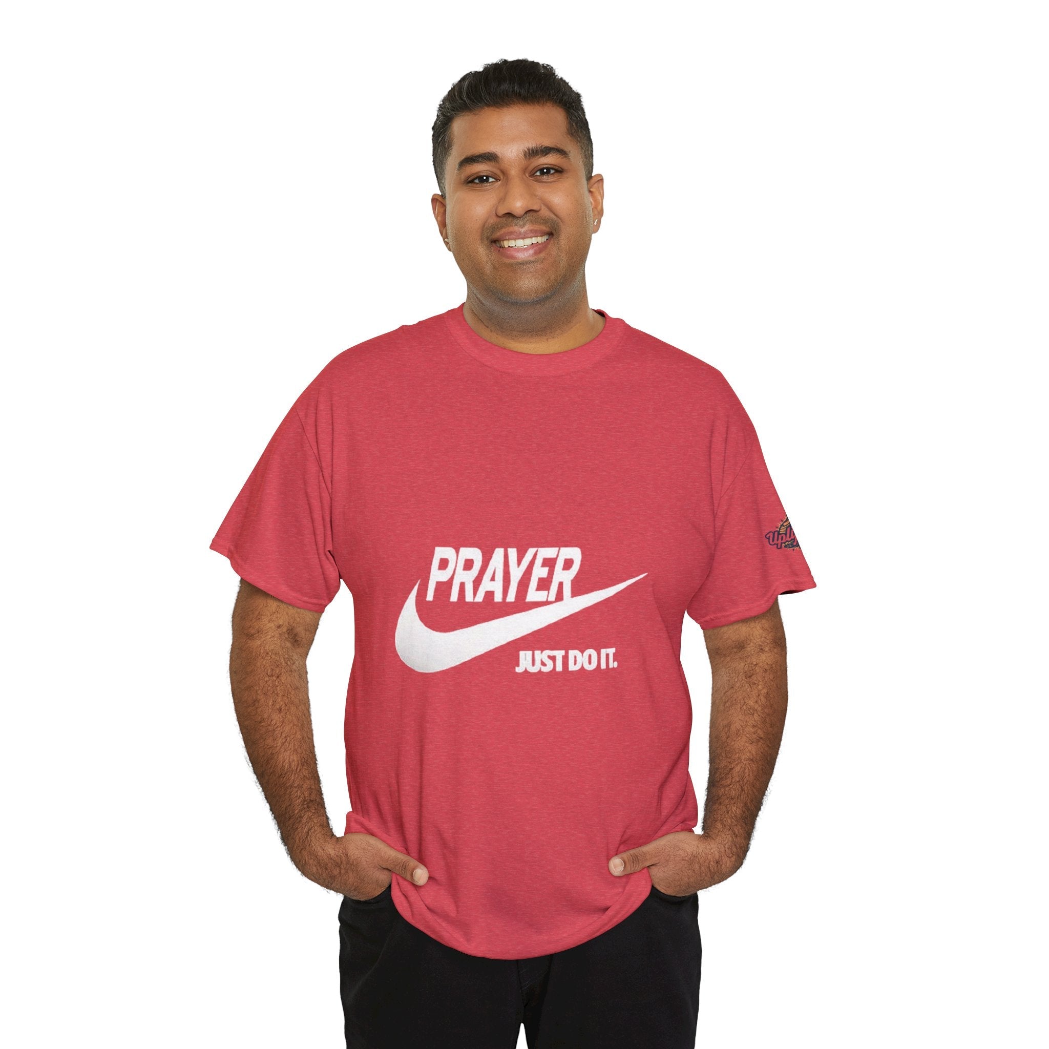 Prayer Just Do It T-shirt - Funny Christian Nike Parody T-shirt - Faith Gear Printify