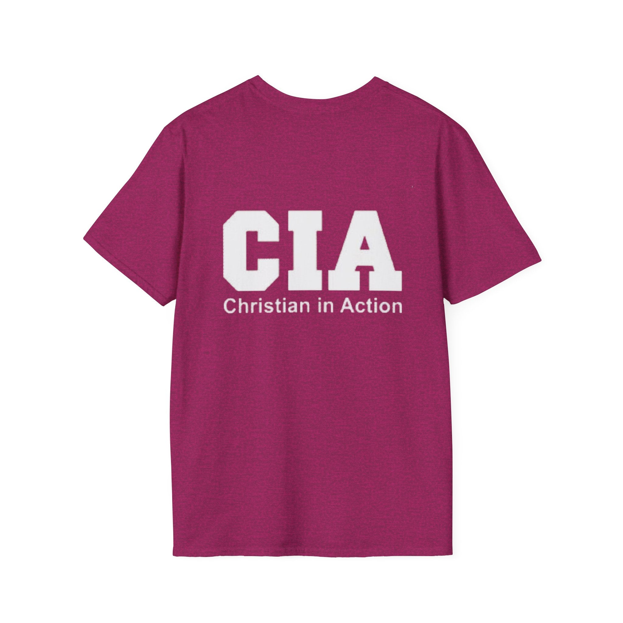 CIA Christian in Action T-shirt - Funny Faith Parody T-shirt - Mission Ready Apparel Printify