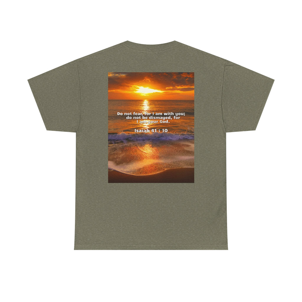 Bible Verse Unisex Tee -  Isaiah 41 : 10 Printify