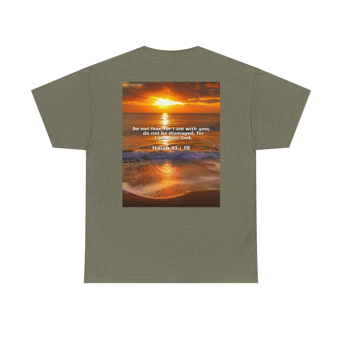 Bible Verse Unisex Tee -  Isaiah 41 : 10 Printify