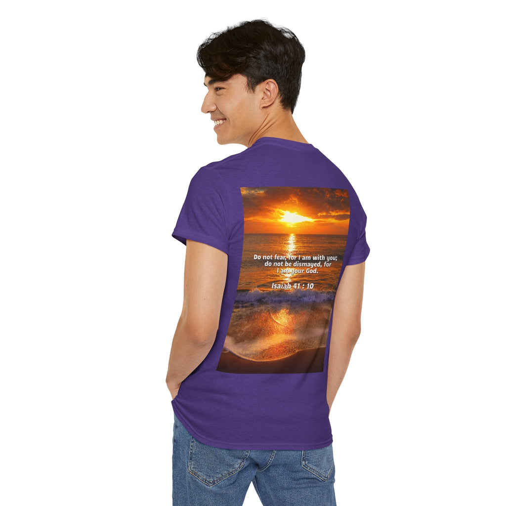 Bible Verse Unisex Tee -  Isaiah 41 : 10 Printify