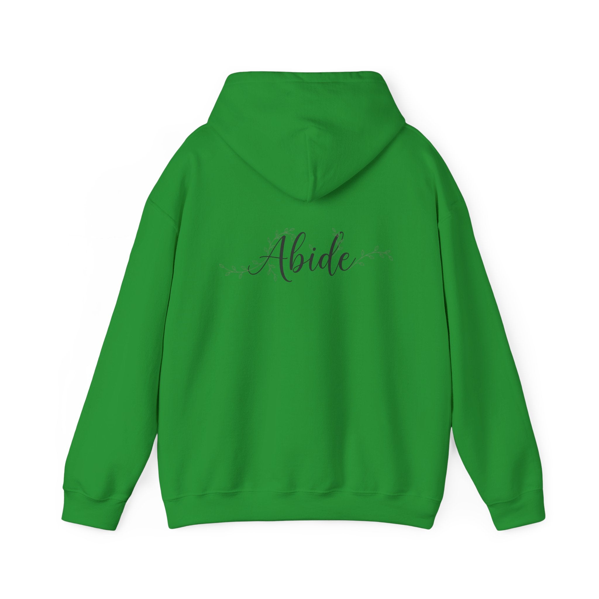 Abide Hoodie – Vine Wrapped John 15:5 Christian Hoodie for Cozy Devotion Printify