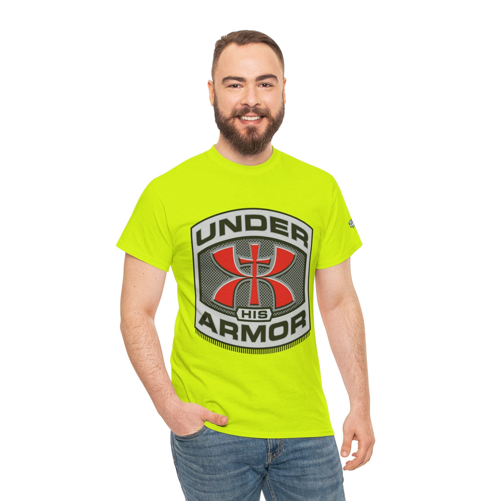 Under HIS Armor Christian T-Shirt — Faith-Inspired Under Armour Style Printify