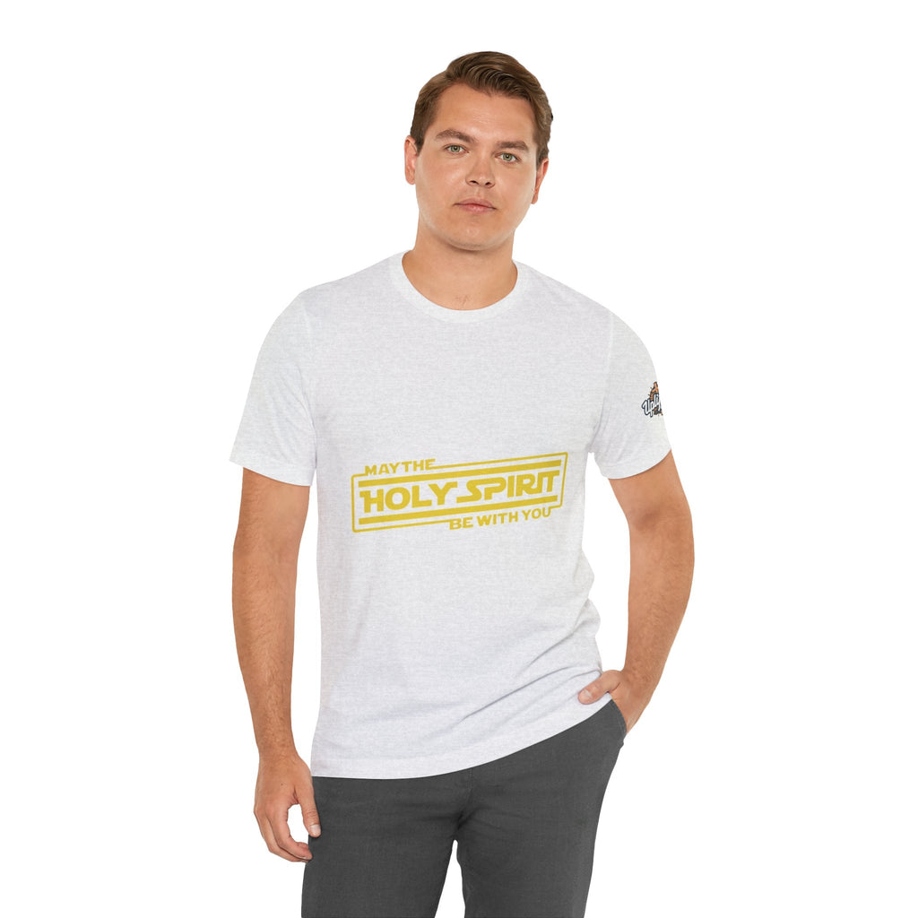 May the Holy Spirit Be With You T-shirt - Christian Star Wars Parody T-shirt Printify