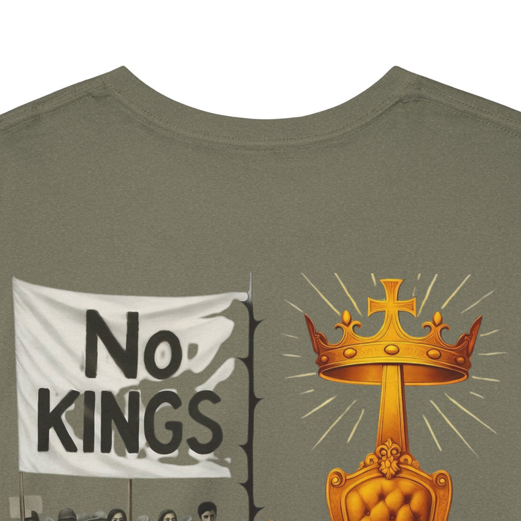 No Kings? Christ is King T-Shirt – Bold Christian Faith Tee for Devoted Believers Printify