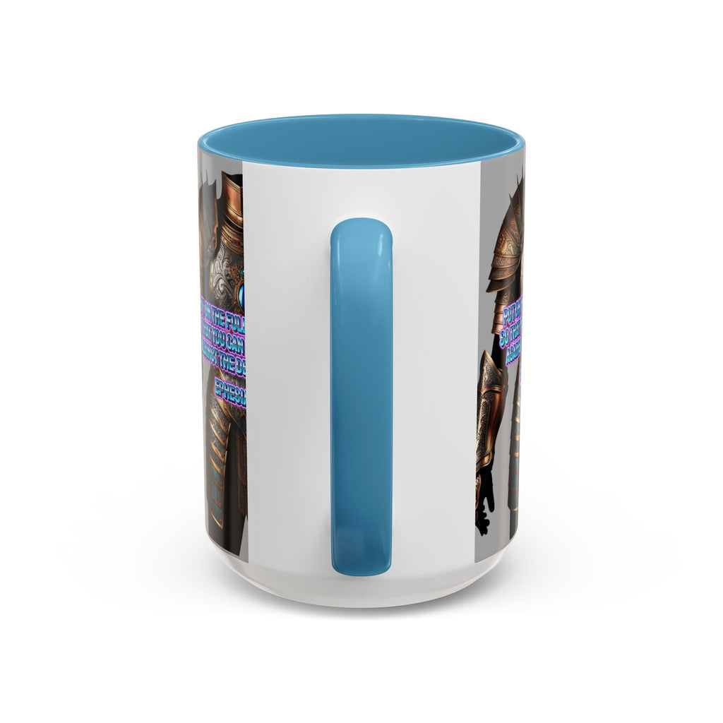 Religious Graphic Armor Of God Design - Accent Coffee Mug (11, 15oz) Printify