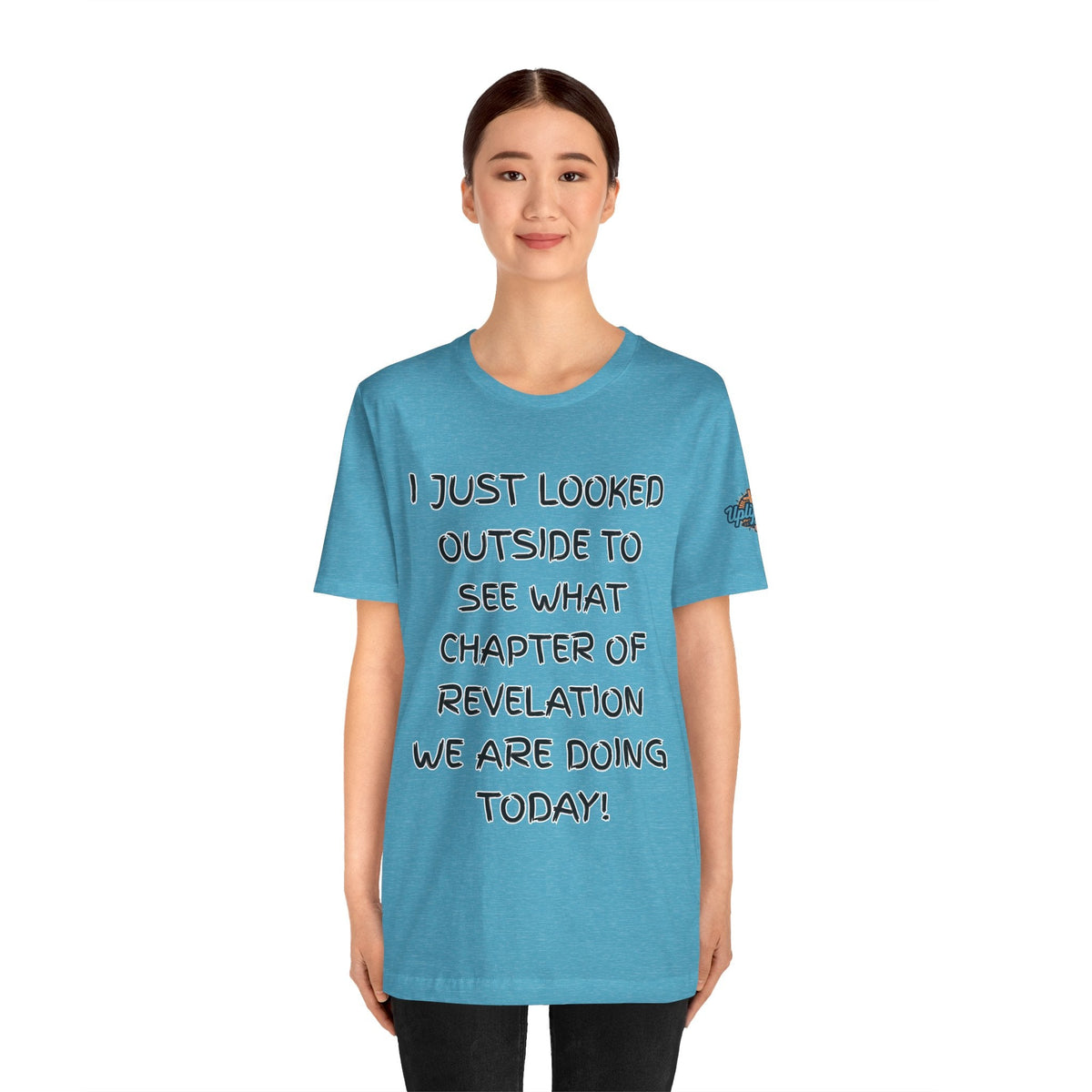 What Chapter of Revelation T-shirt – I Looked Outside My Window Christian T-shirt for End Times Humor & Faith Printify