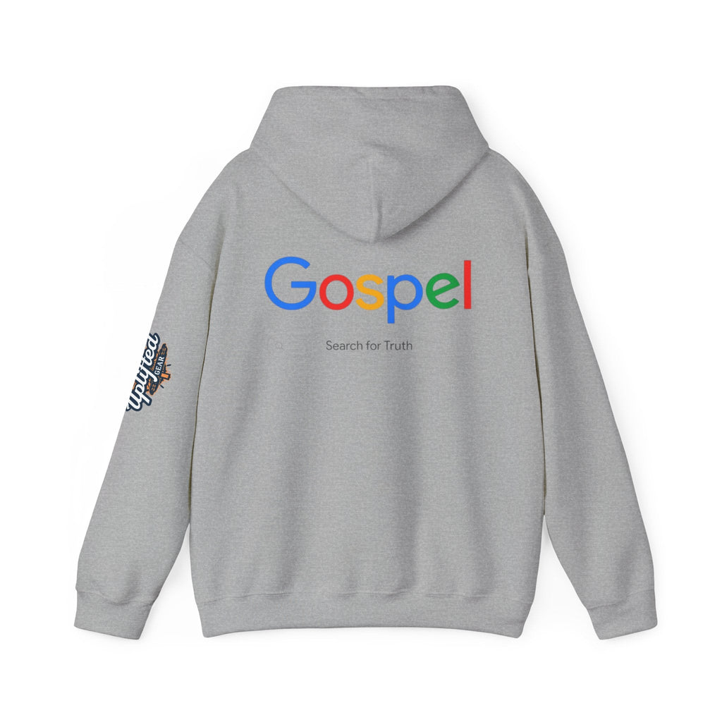 Gospel Hoodie — "Search for Truth" Christian Faith Pullover Printify