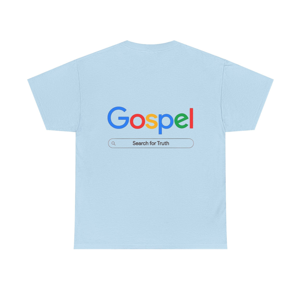 Gospel Graphic Tee — "Gospel" Colorful Logo Christian T-Shirt Printify