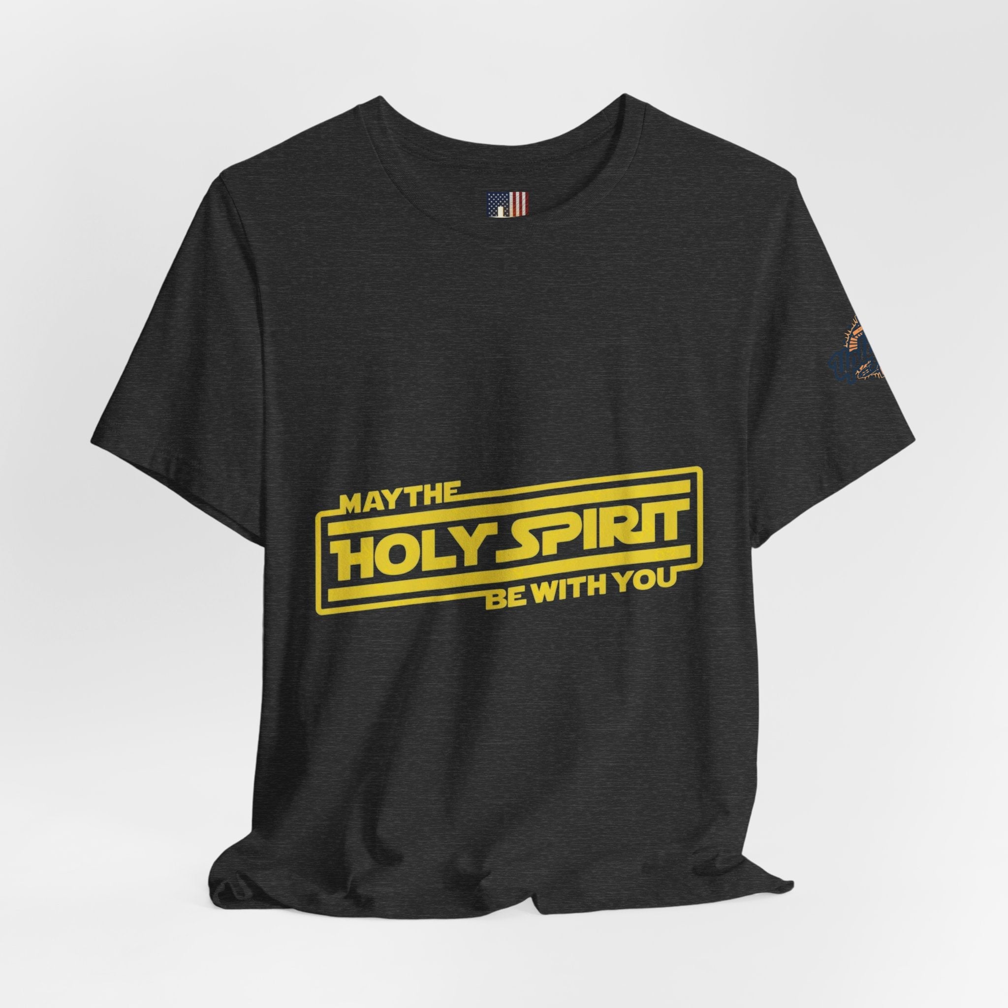 May the Holy Spirit Be With You T-shirt - Christian Star Wars Parody T-shirt Printify