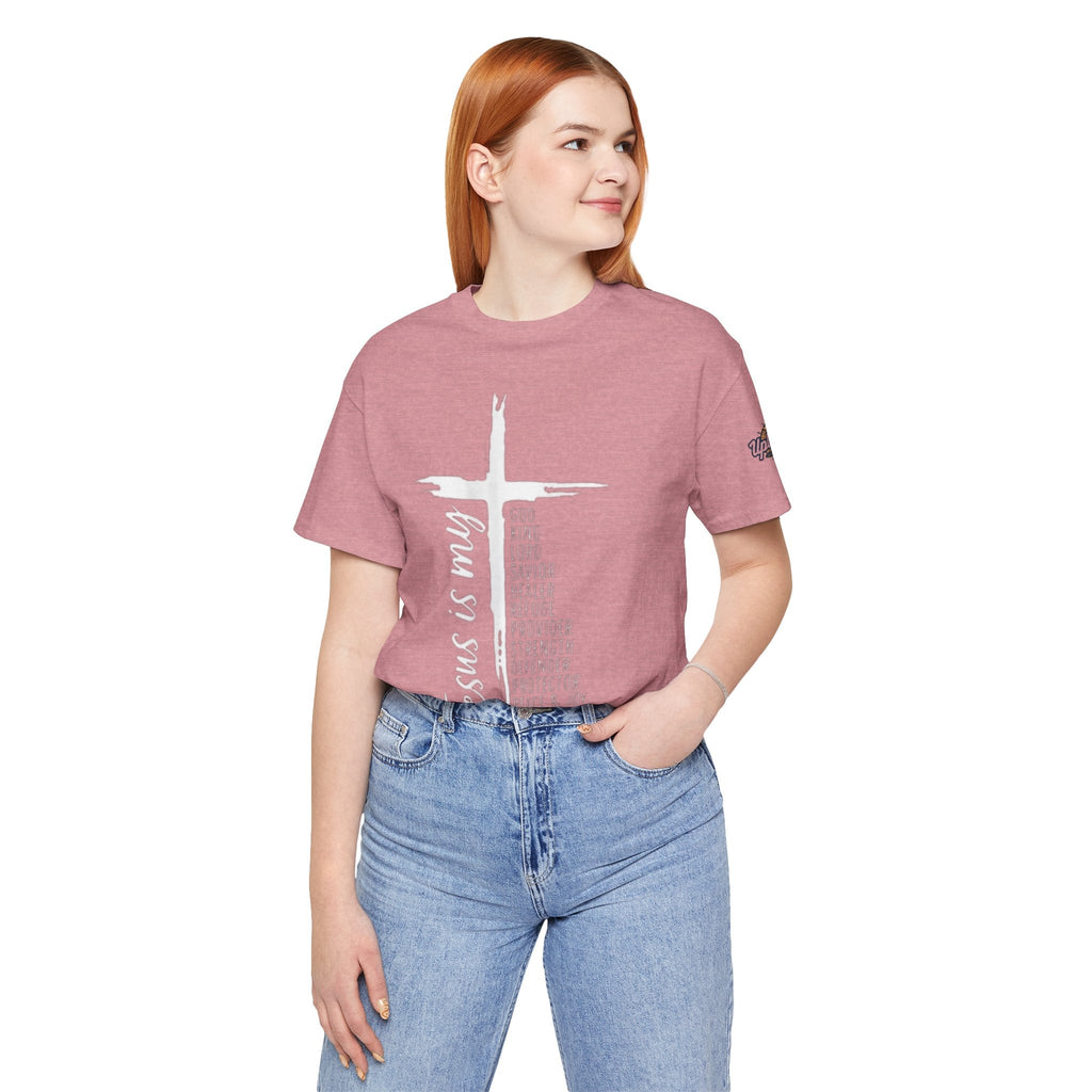 Jesus Is My Everything T-shirt – Cross List God King Lord Savior Christian T-shirt for Total Surrender Faith Printify