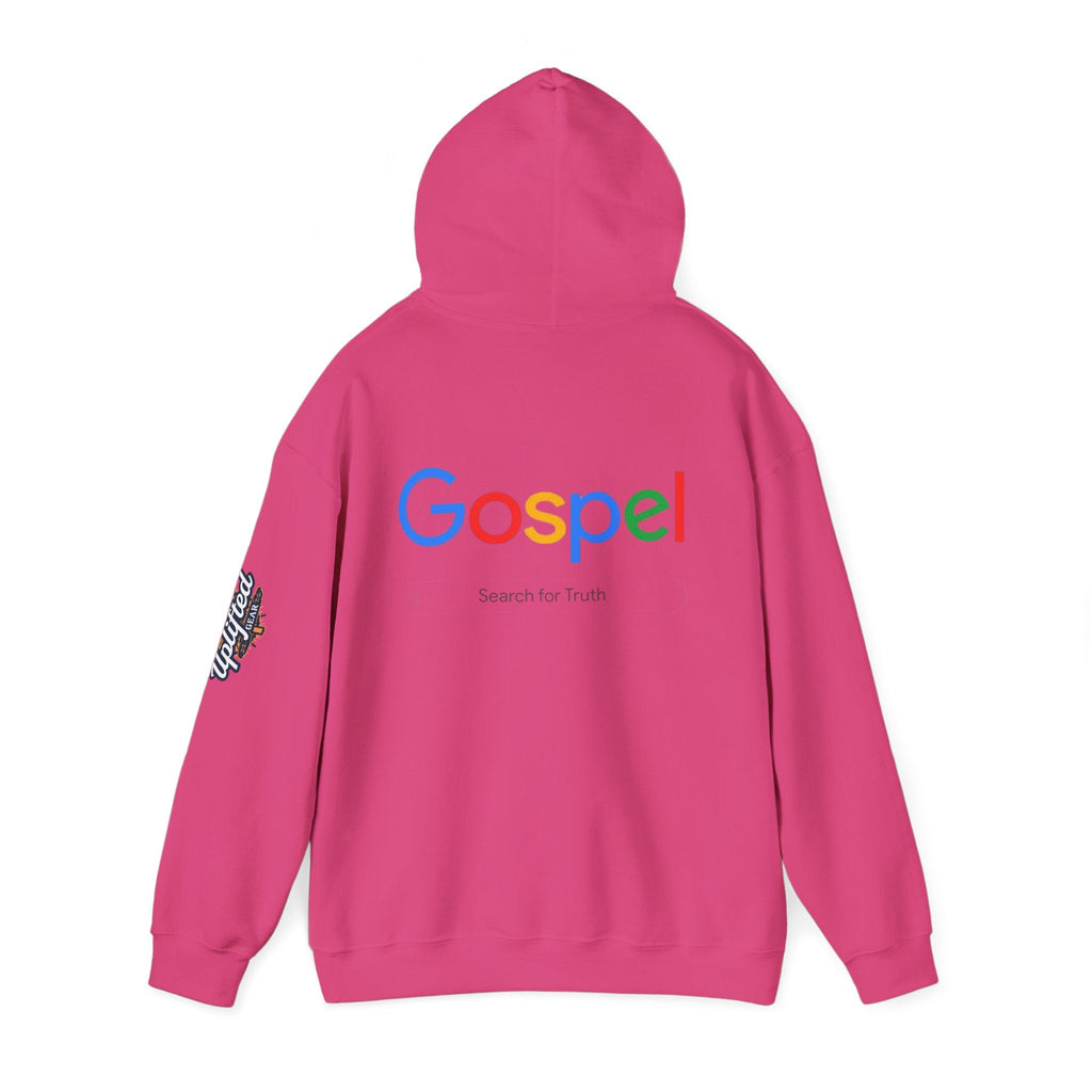 Gospel Hoodie — "Search for Truth" Christian Faith Pullover Printify