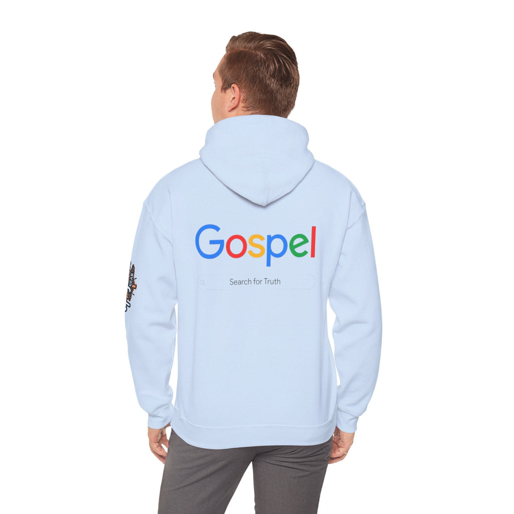 Gospel Hoodie — "Search for Truth" Christian Faith Pullover Printify