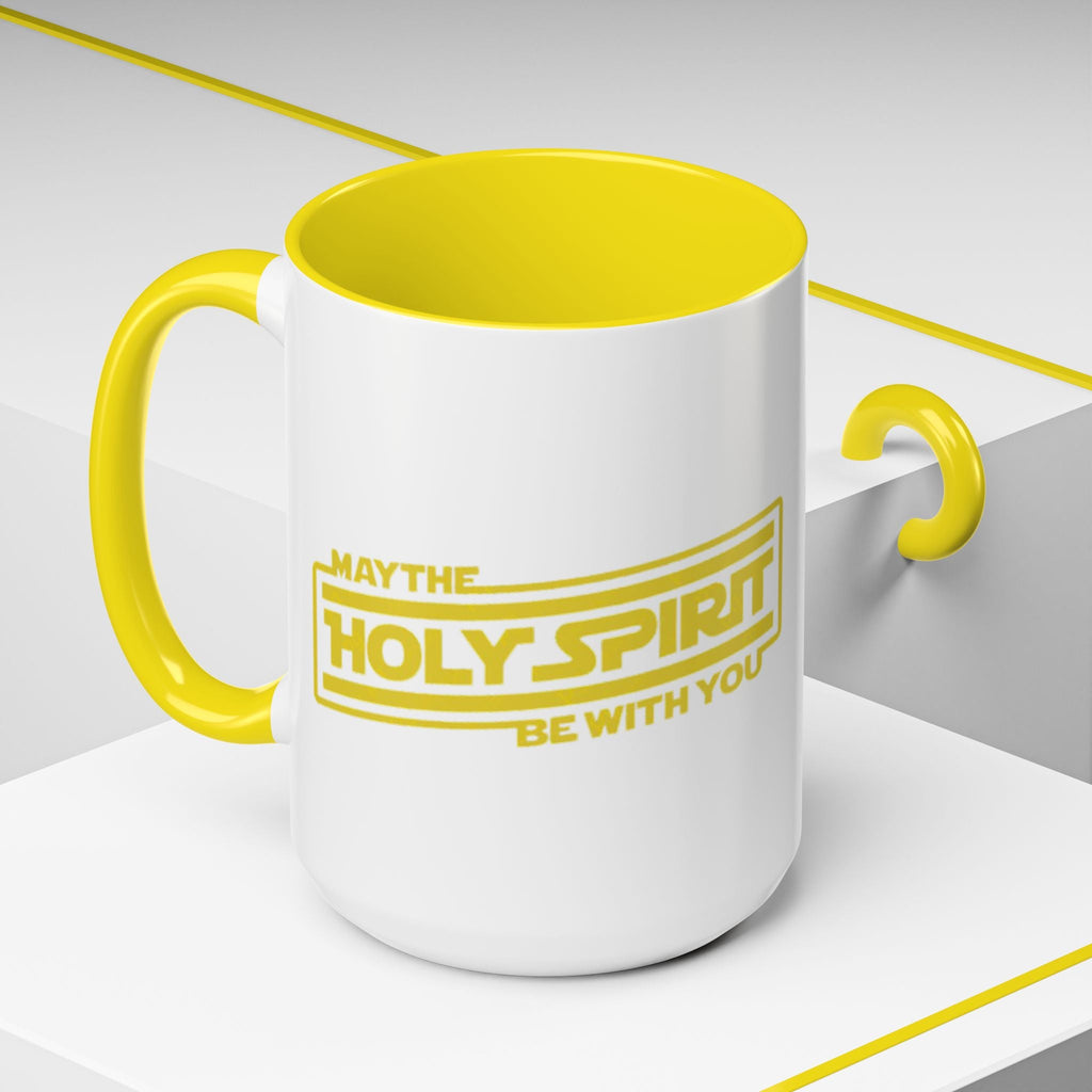 May the Holy Spirit Be With You Coffee Mug — Christian Star Wars Parody (11/15 oz) Printify