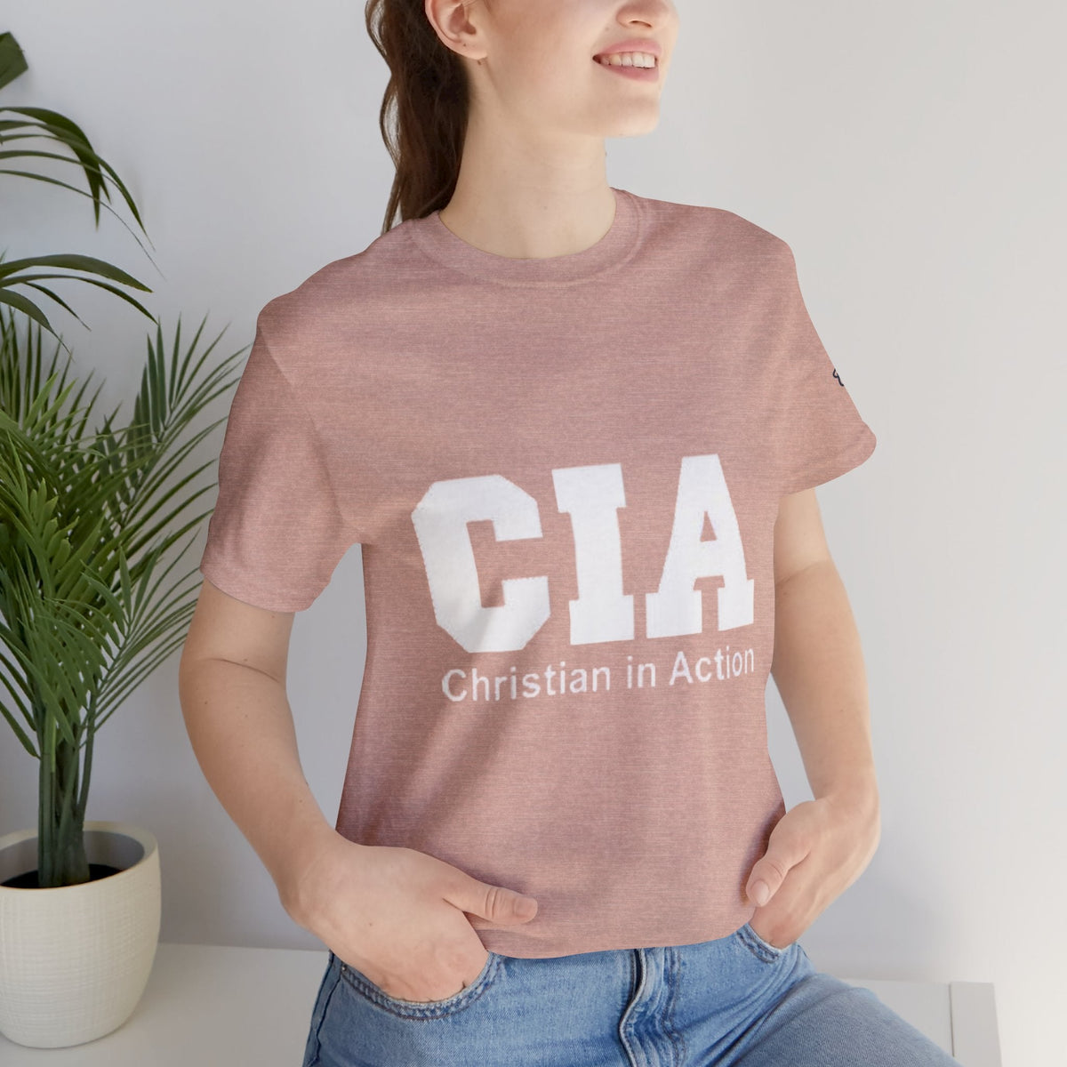 CIA Christian in Action T-shirt - Funny Faith Parody T-shirt - Mission Ready Apparel Printify