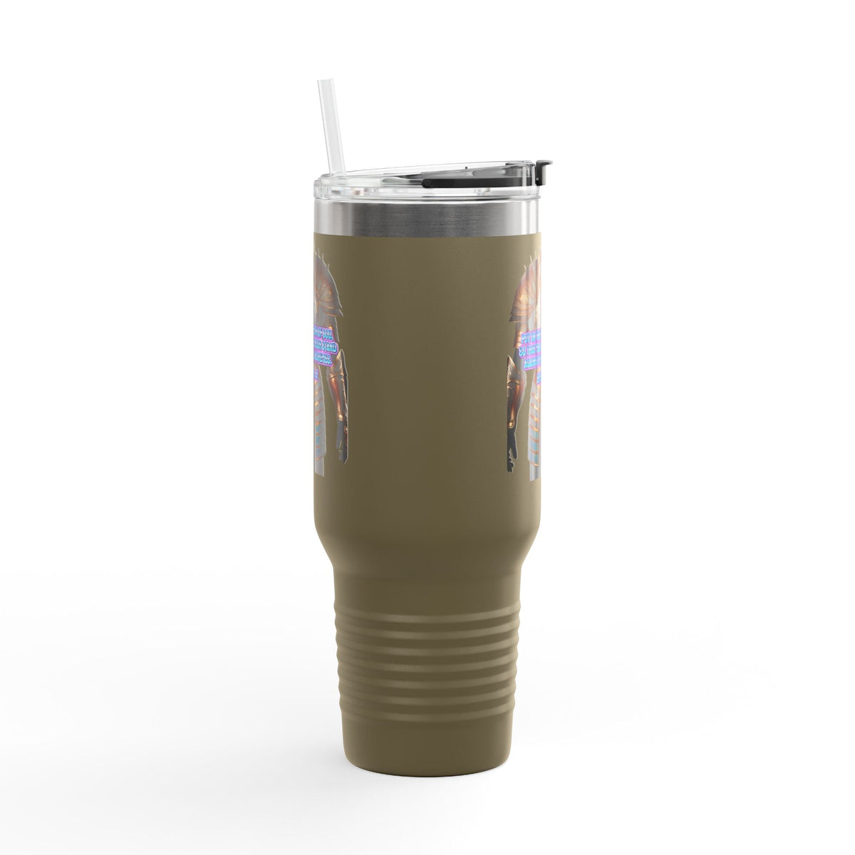Religious Graphic Armor Of God Design - Insulated Travel Mug, 40oz Printify