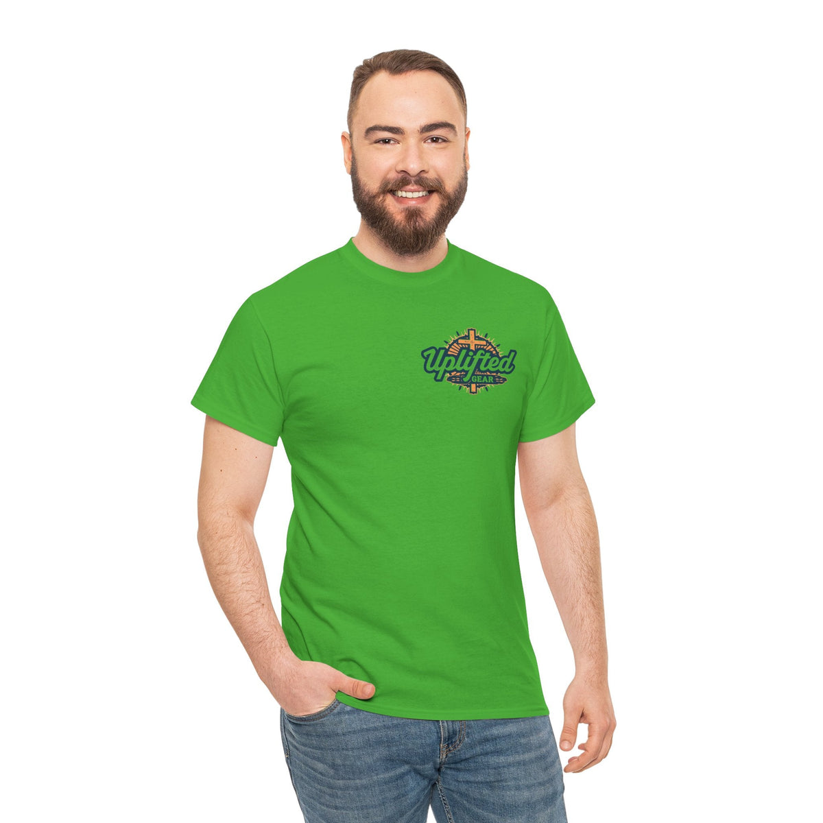 Religious Graphic Armor Of God Design - Unisex Heavy Cotton Tee Printify