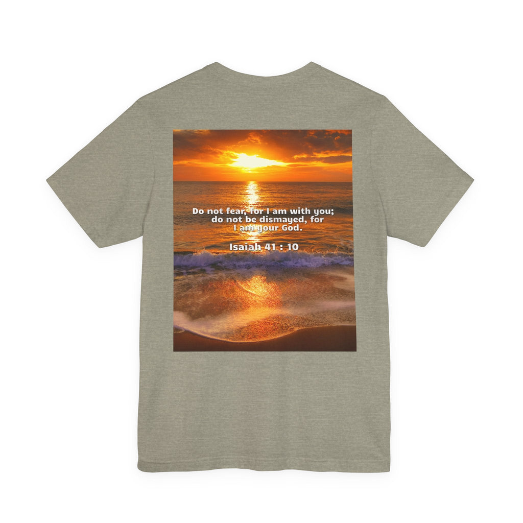 Bible Verse Unisex - Isaiah 41 : 10 Jersey Short Sleeve Tee Printify