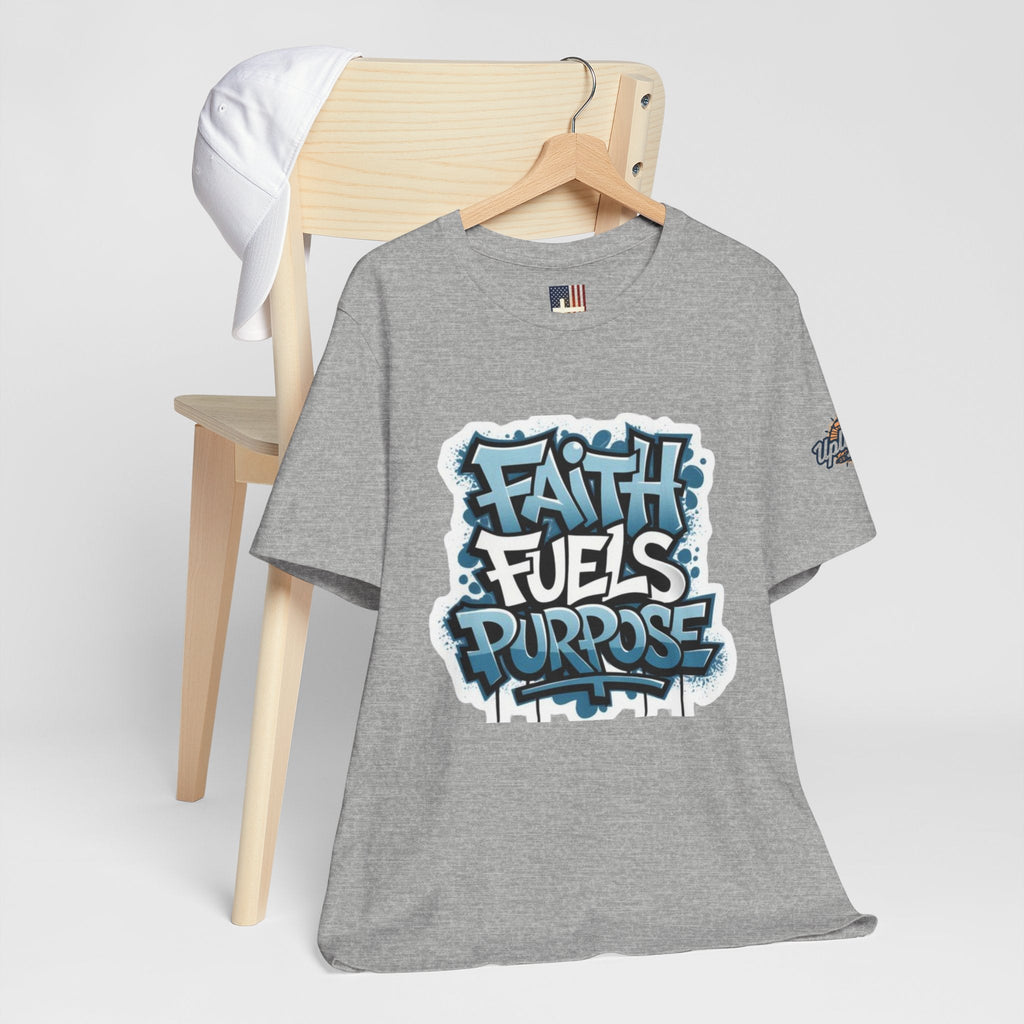 Faith Fuels Purpose T-shirt – Inspirational Christian T-shirt for Divine Drive & Unstoppable Belief Printify