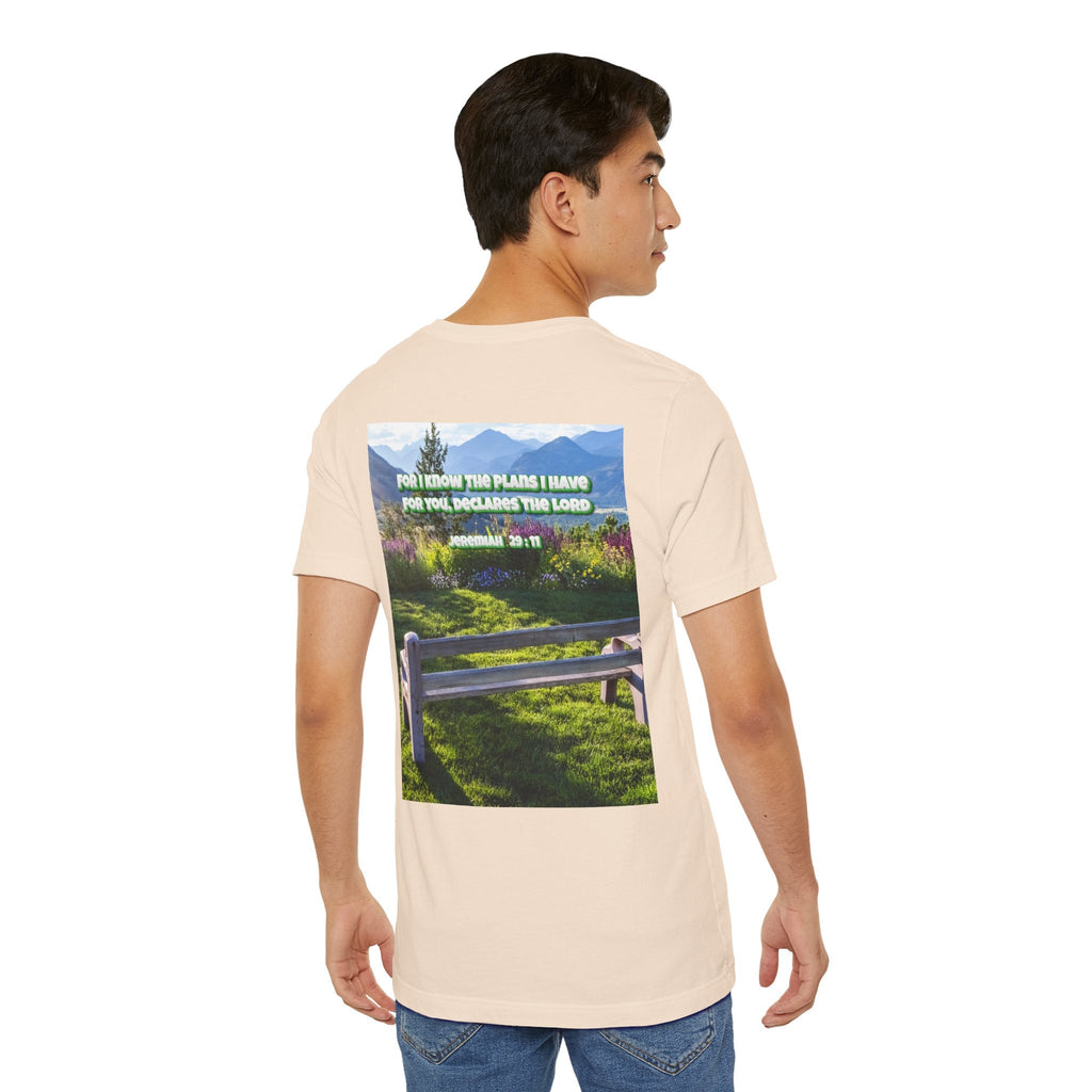 Bible Verse Unisex Tee - Jeremiah 29 : 11 Printify