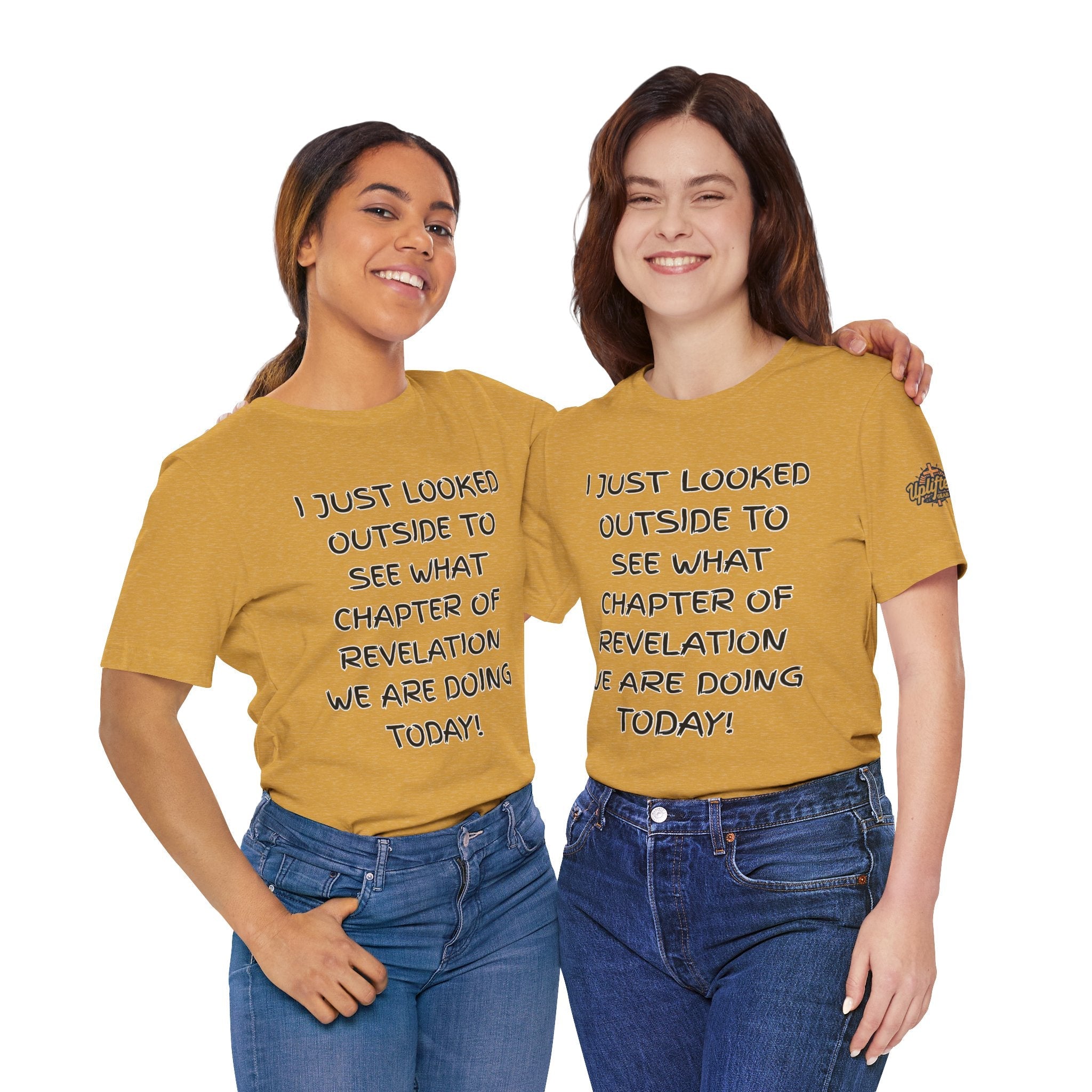 What Chapter of Revelation T-shirt – I Looked Outside My Window Christian T-shirt for End Times Humor & Faith Printify