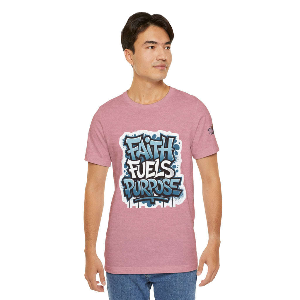 Faith Fuels Purpose T-shirt – Inspirational Christian T-shirt for Divine Drive & Unstoppable Belief Printify