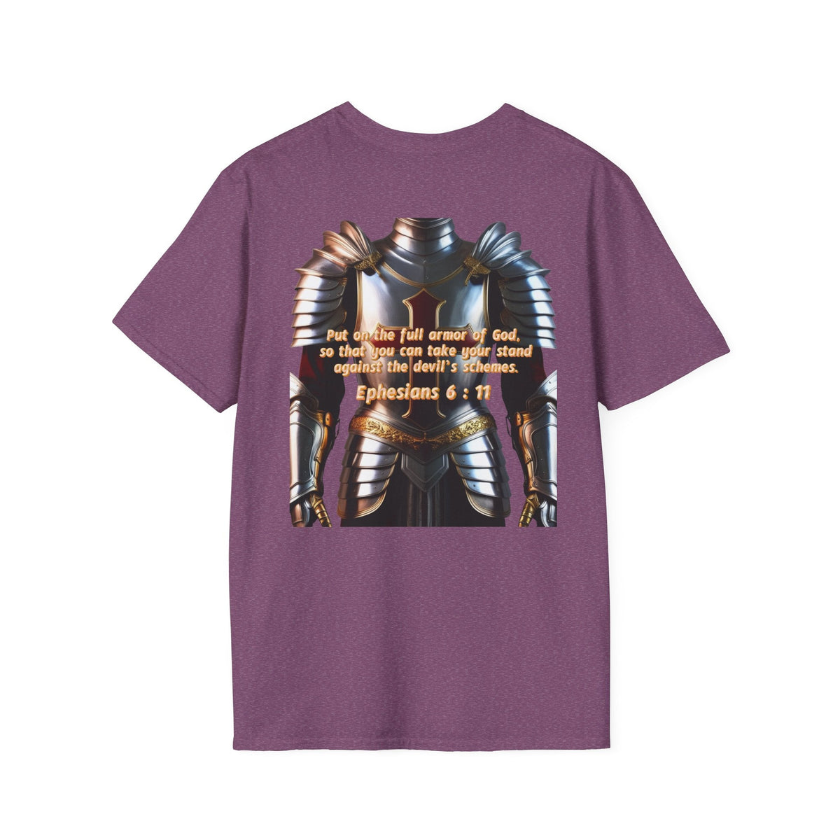 Religious Graphic Armor Of God Design - Unisex Softstyle T-Shirt Printify
